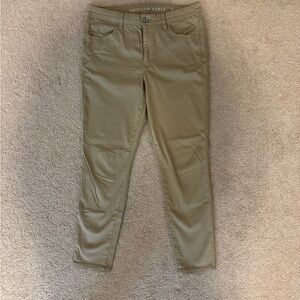 American Eagle Khaki Stretch Pants